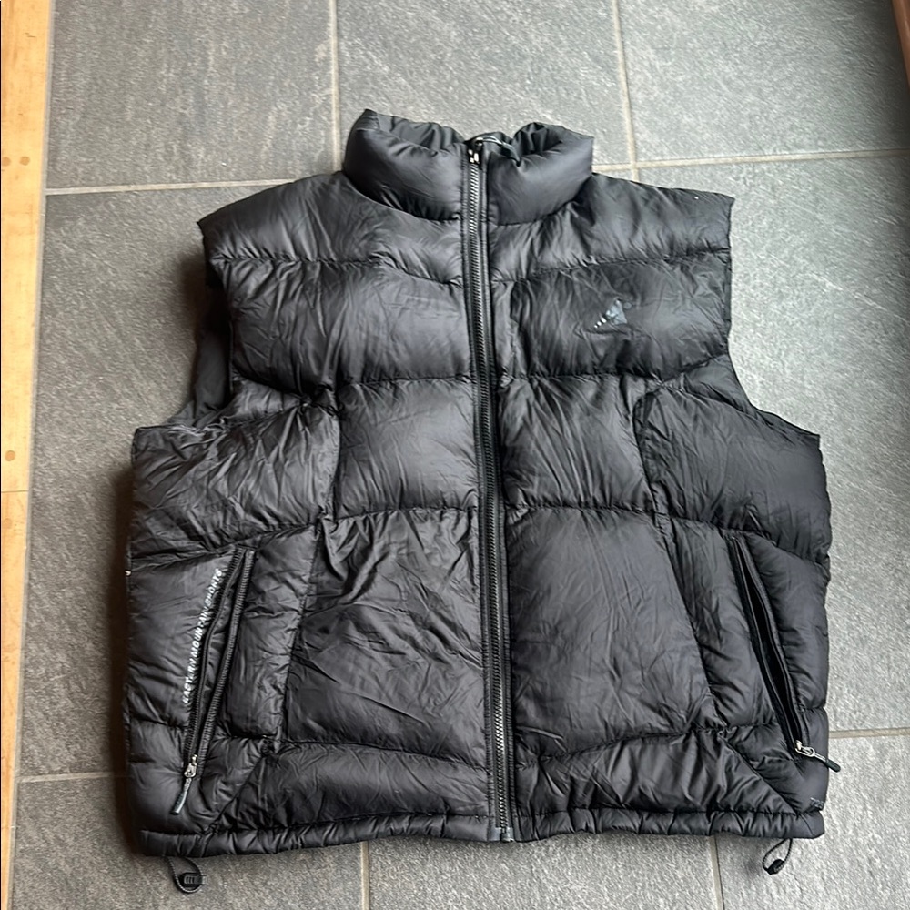 Eastern Mountain Sports Black Puffer Vest High Collar
